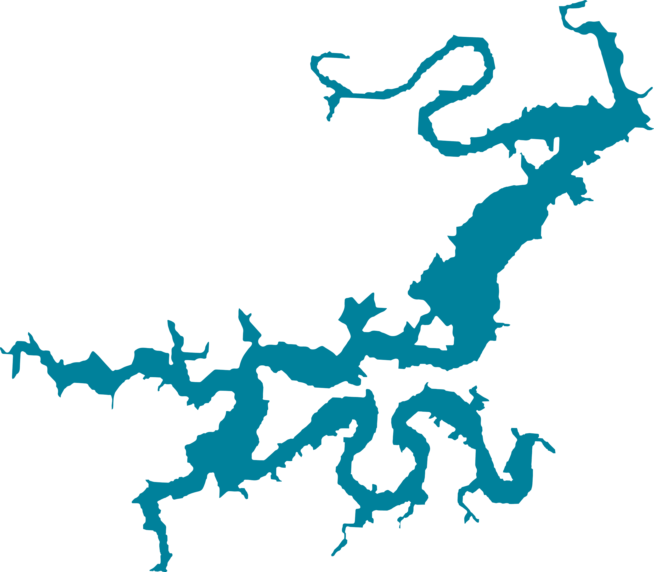 Community Map of PK Lake